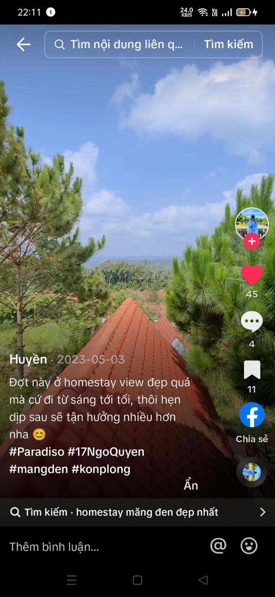Paradiso Homestay Mangden Kon Von Kla Zimmer foto